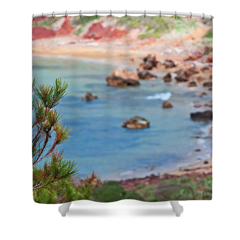Outboor Shower Curtain featuring the photograph Memories of last summer in paradise by Pedro Cardona Llambias