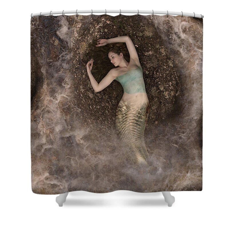 Mermaid Shower Curtain featuring the photograph Mermaid by Clayton Bastiani
