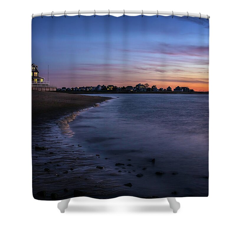 Landscape Shower Curtain featuring the photograph Merrimack River, Plum Island, MA by Betty Denise