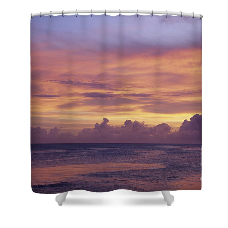 Kwajalein Atoll Shower Curtains