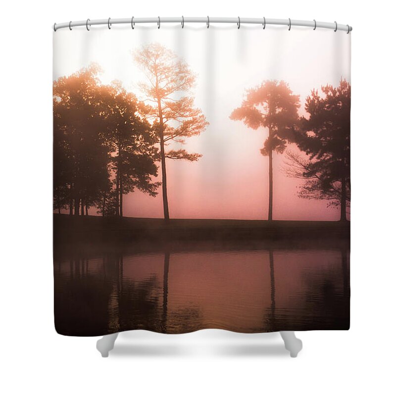  Shower Curtain featuring the photograph Mid-Morning Hues by Parker Cunningham