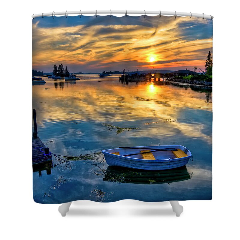 Sunset Shower Curtain featuring the photograph Million Dollar View by Jeff Cooper