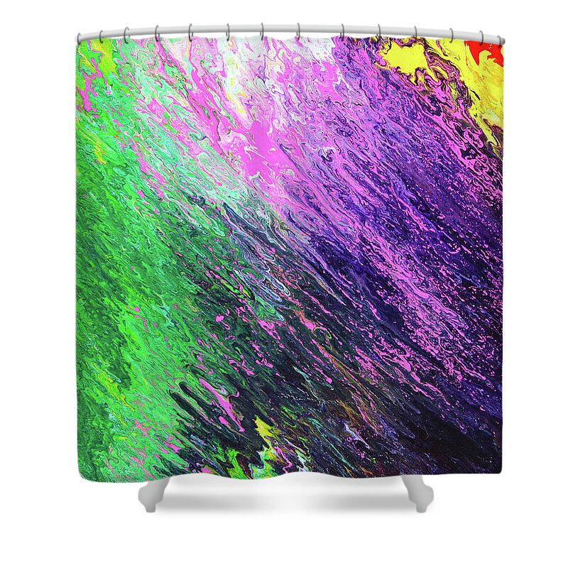Fusionart Shower Curtain featuring the painting Miracle by Ralph White