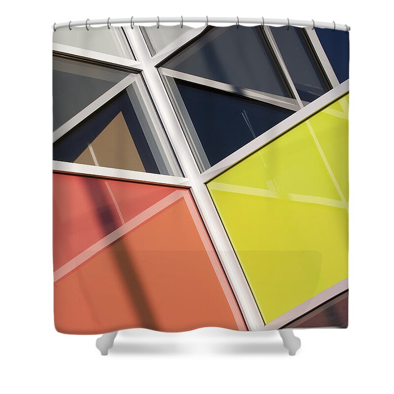 Glass Shower Curtain featuring the photograph Mirrors II by Chris Dutton