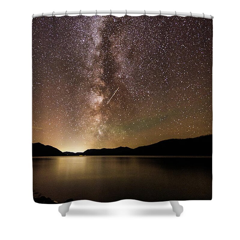 Night Shower Curtain featuring the photograph Missing Dinner by Alex Lapidus