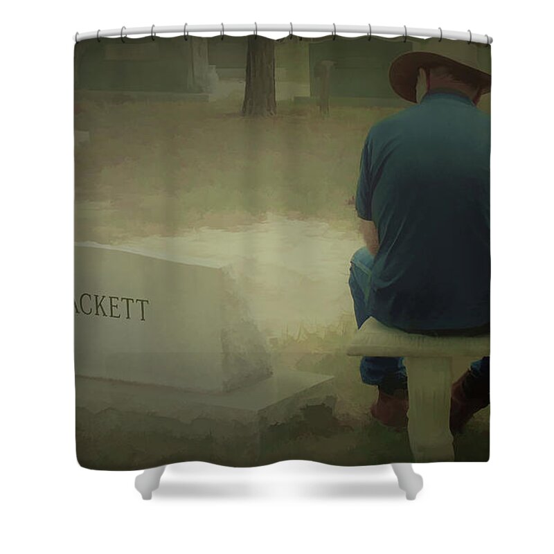 Grief Shower Curtain featuring the photograph Missing You by D Hackett