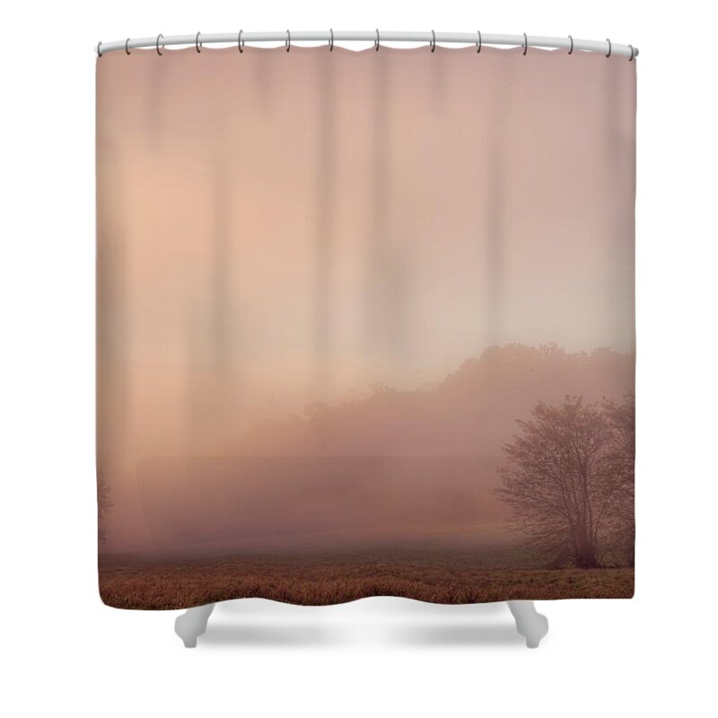 Mist Shower Curtain featuring the photograph Misty Dawn by Robert Charity