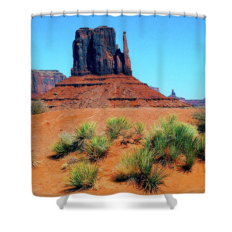 Utah Shower Curtain featuring the photograph Mitten #2 by Frank Houck