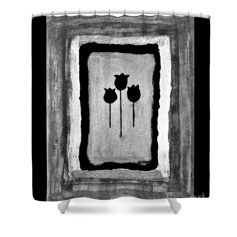 Photo Shower Curtain featuring the photograph Mod Tulips by Marsha Heiken