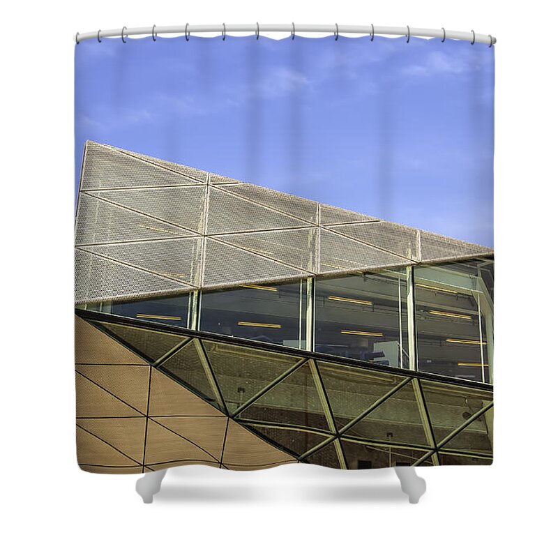 Architecture Shower Curtain featuring the photograph Modern abstract by Antony McAulay