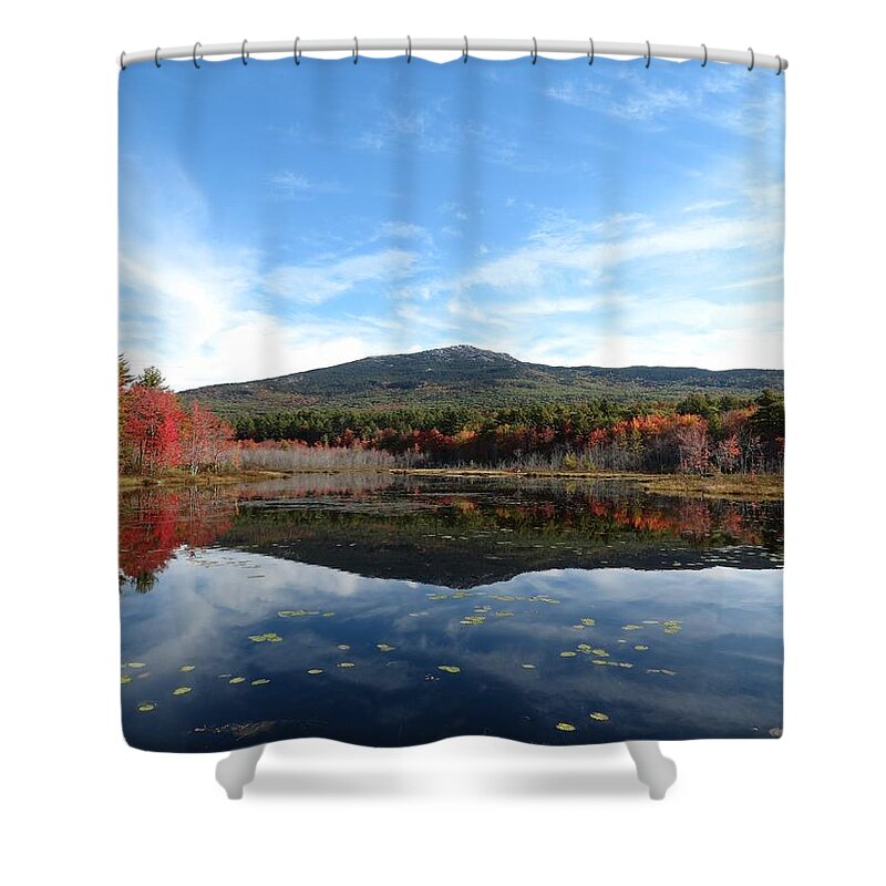 Mount Monadnock Shower Curtain featuring the photograph Monadnock Reflects by MTBobbins Photography