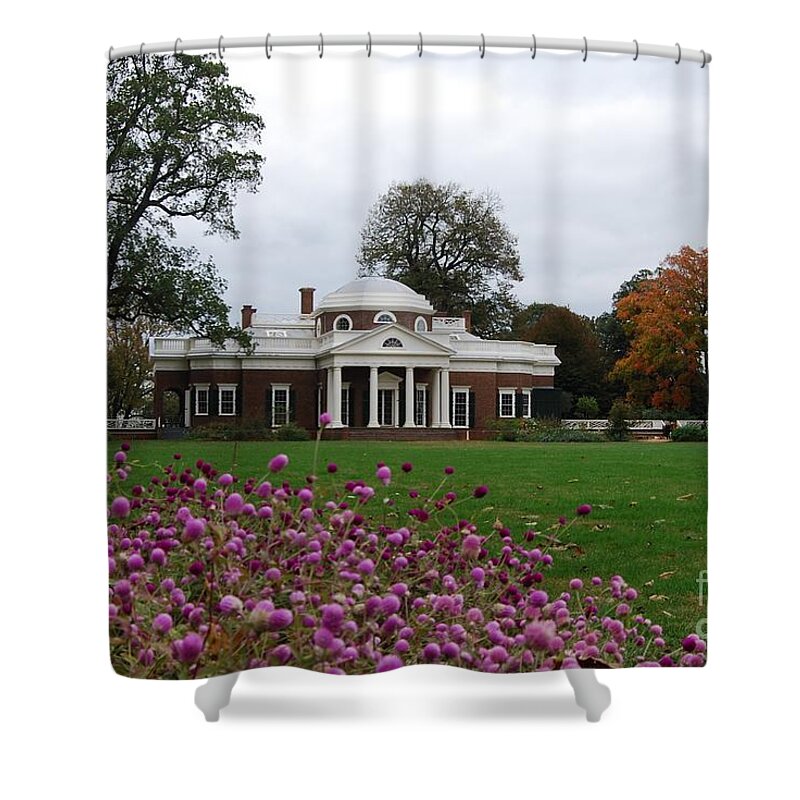 Fall Shower Curtain featuring the photograph Monticello by Eric Liller