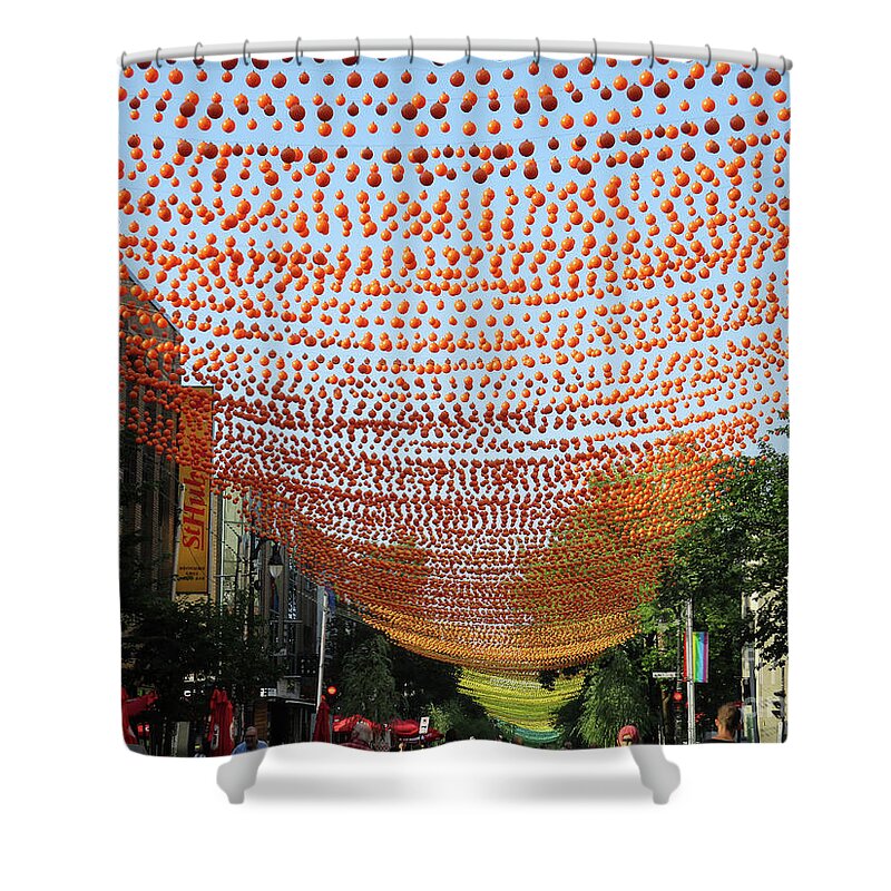 Montreal Shower Curtain featuring the photograph Montreal Village 1 by Randall Weidner