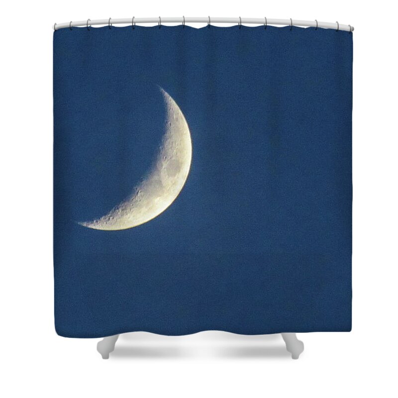 Moonlight Shower Curtain featuring the photograph Moon by Cesar Vieira