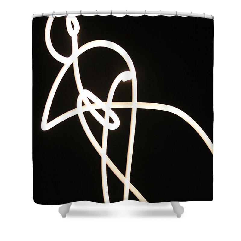 Moon Shower Curtain featuring the photograph Moon Drawings by Angie Schutt