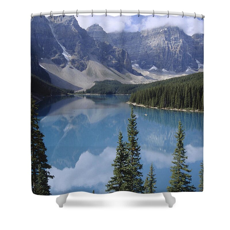 Canada Shower Curtain featuring the photograph Moraine Lake Canada by Rudi Prott
