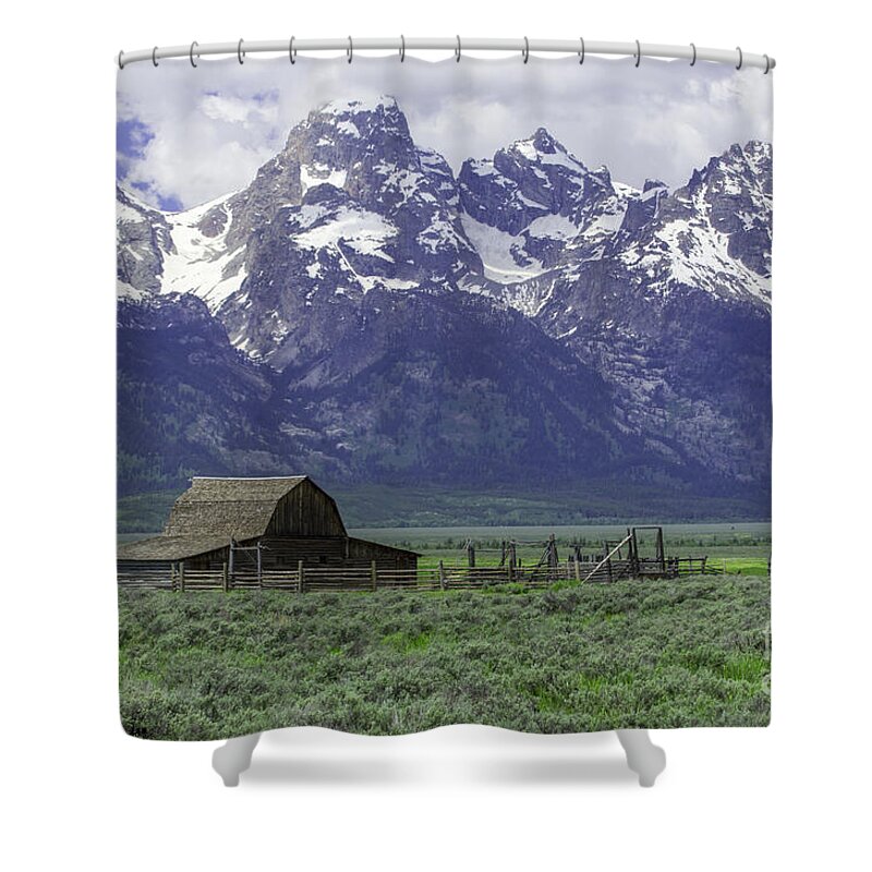 Mormon Shower Curtain featuring the photograph Grand Tetons by Louise Magno
