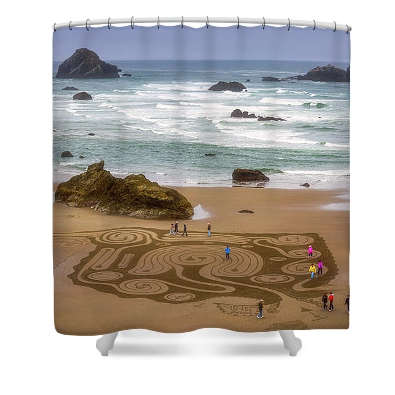 Oregon Shower Curtain featuring the photograph Morning at the Dreamfield by Darren White