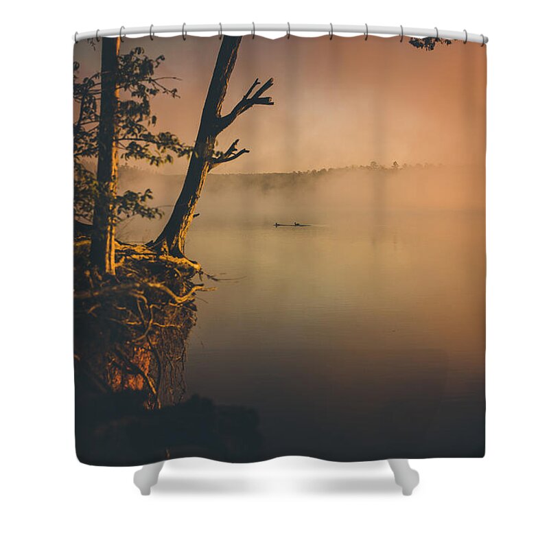 Fog Shower Curtain featuring the photograph Morning Colors by Jessica Brown