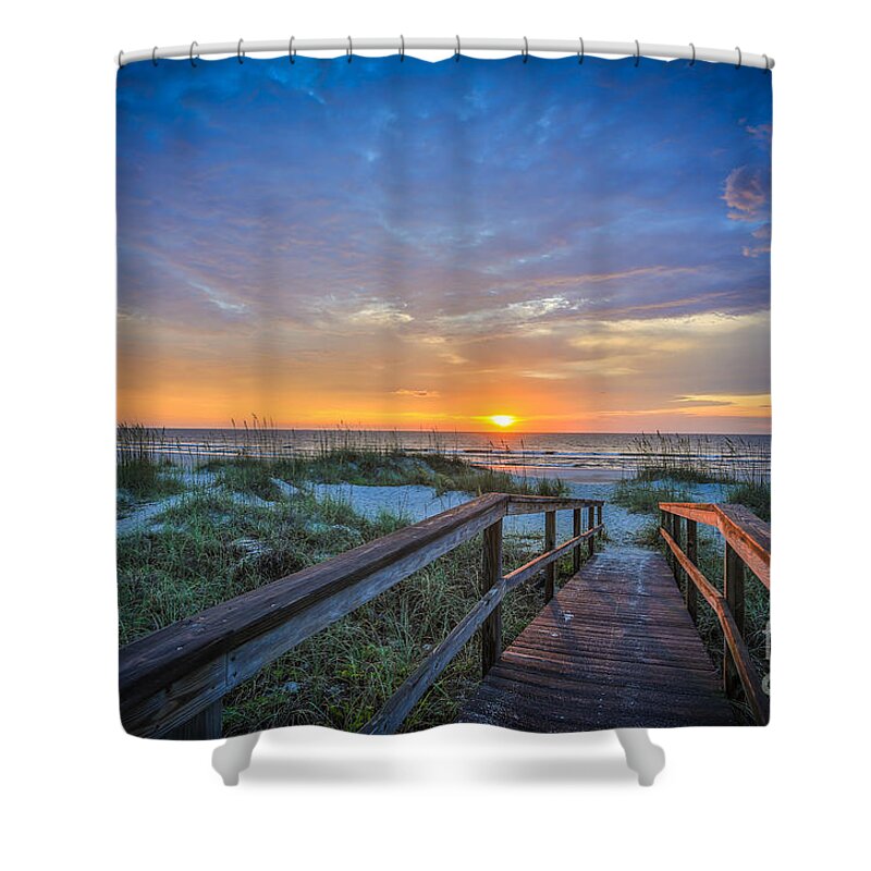 Sunrise Shower Curtain featuring the photograph Morning Glory 2 by Mina Isaac