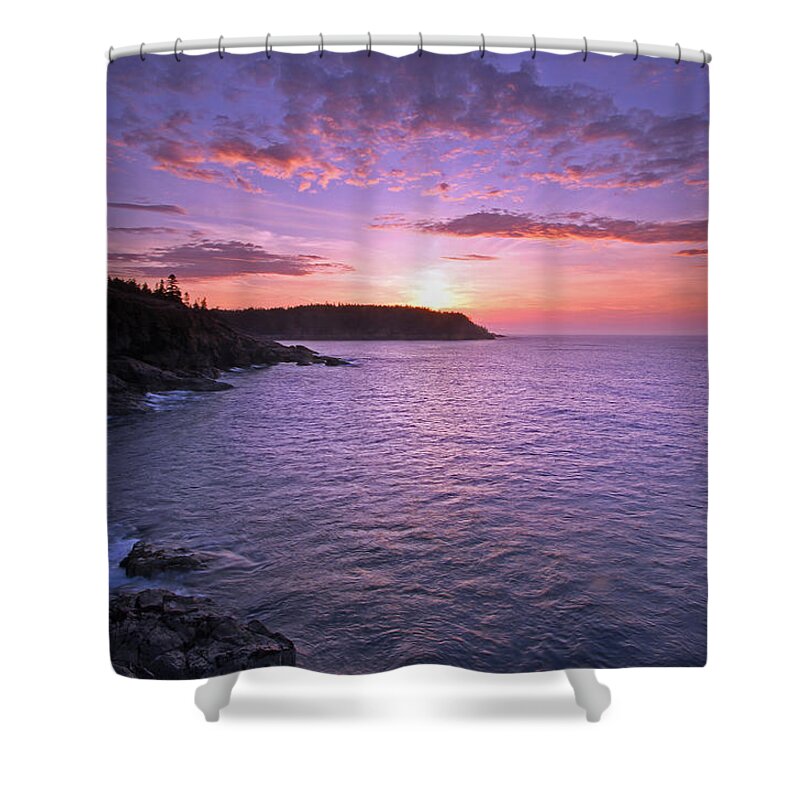 Acadia National Park Shower Curtain featuring the photograph Morning Glory by Juergen Roth