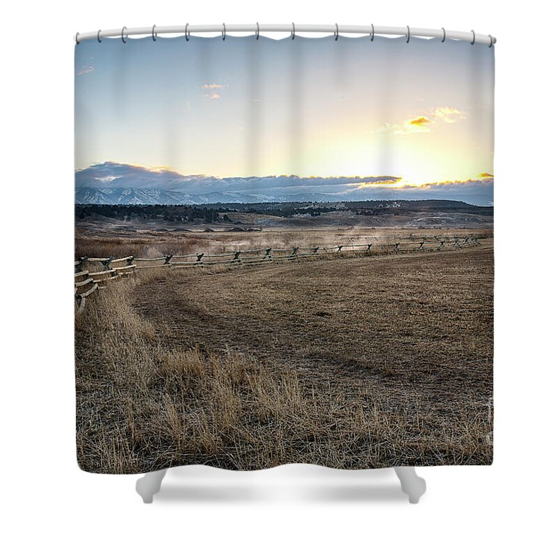 Bear River Mountains Shower Curtain featuring the photograph Morning Grace by Idaho Scenic Images Linda Lantzy