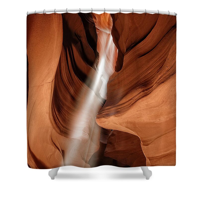 Slot Canyon Shower Curtain featuring the photograph Morning Light by Scott Read