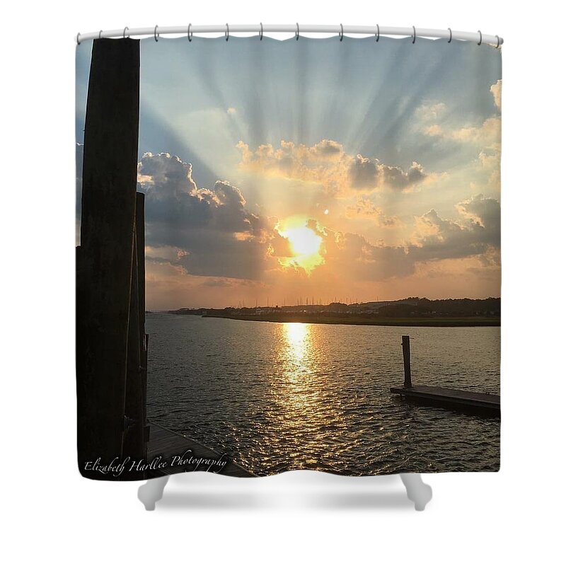  Shower Curtain featuring the photograph Days End #1 by Elizabeth Harllee