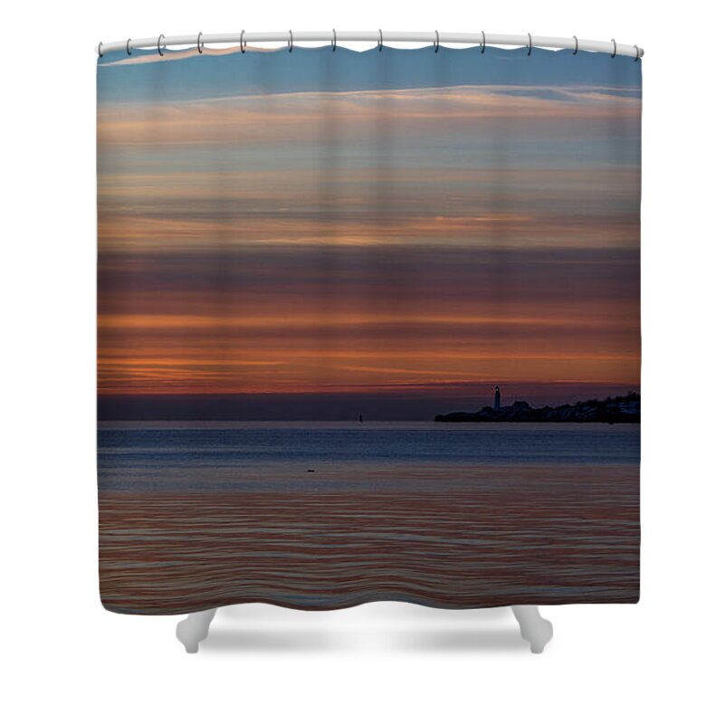 Landscape Shower Curtain featuring the photograph Morning Pastels by Darryl Hendricks