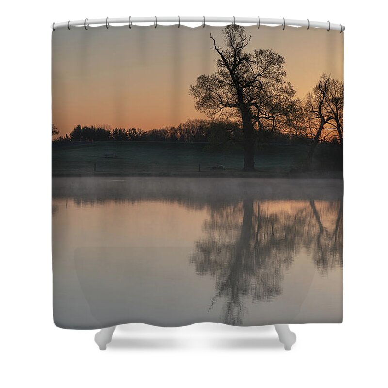 Reflection Shower Curtain featuring the photograph Morning Reflection by Rod Best