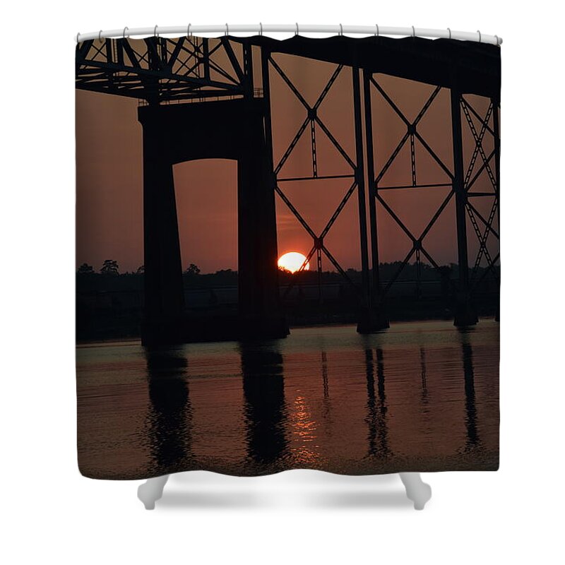 Morning Shower Curtain featuring the photograph Morning Reflections by John Glass