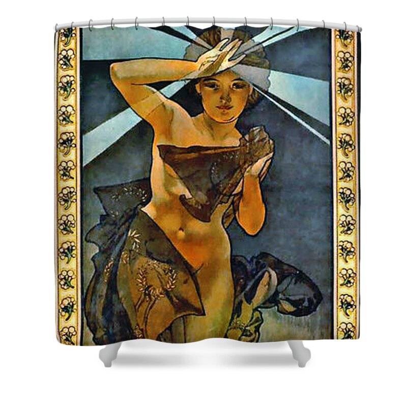 Morning Star 1902 Shower Curtain featuring the photograph Morning Star 1902 by Padre Art