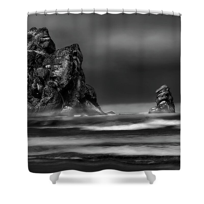 Hiking Shower Curtain featuring the photograph Morning Swell by Denise Dube