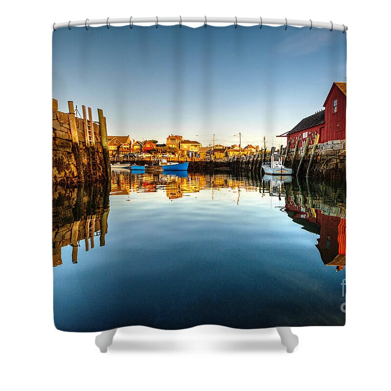 Seascape Shower Curtain featuring the photograph Motif #1 by Steve Brown