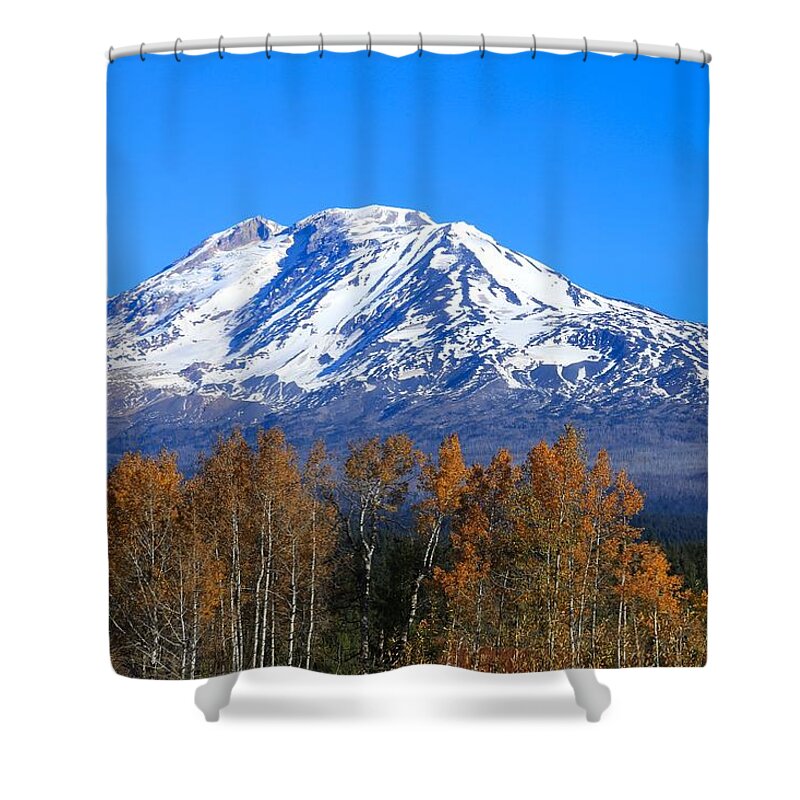 Mount Adams Shower Curtain featuring the photograph Mount Adams by Lynn Hopwood