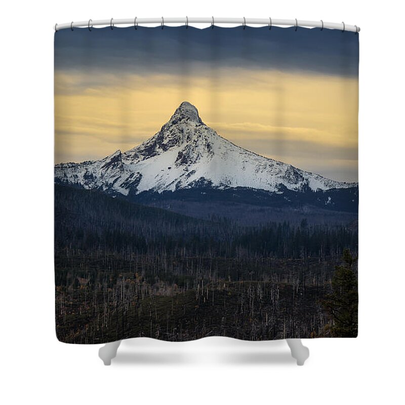 Bend Shower Curtain featuring the photograph Mount Washington, Oregon by Scott Slone
