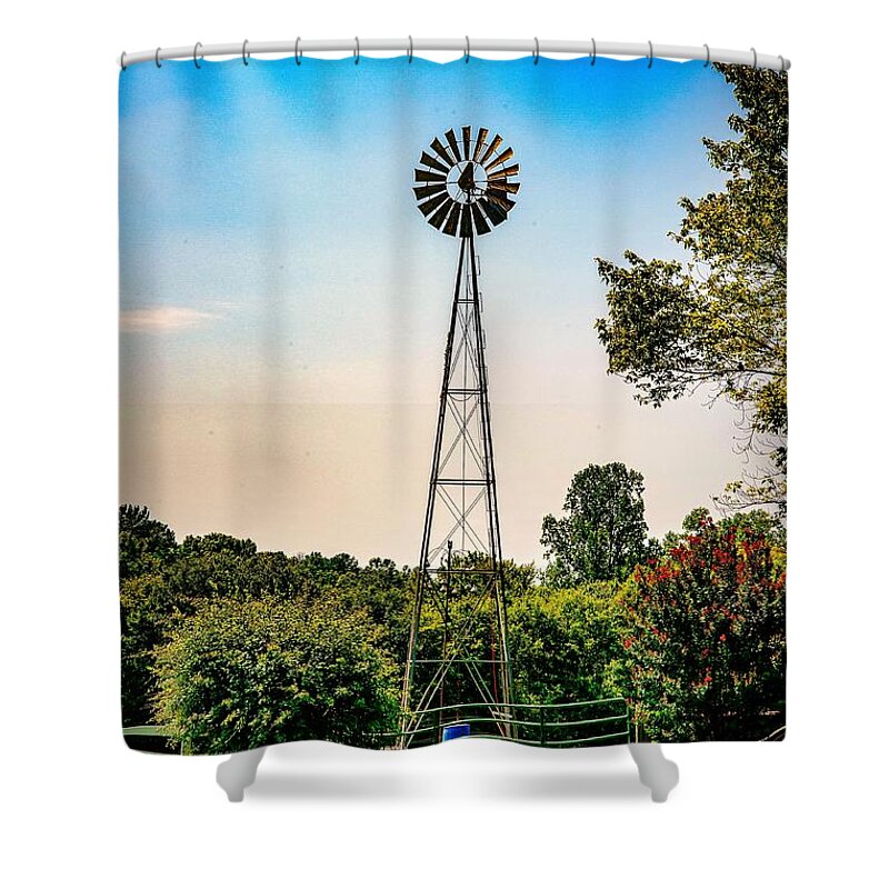 Farm Life Shower Curtain featuring the photograph Mountains #1 by Buddy Morrison