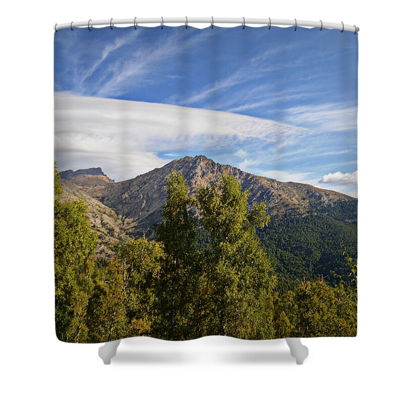 Gr20 Shower Curtain featuring the photograph Mountain Corsica by Jonathan Kerckhaert
