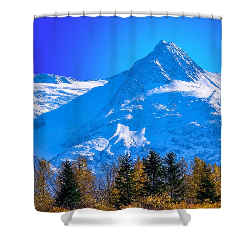  Shower Curtain featuring the photograph Mountain Majesty by Brian Stevens