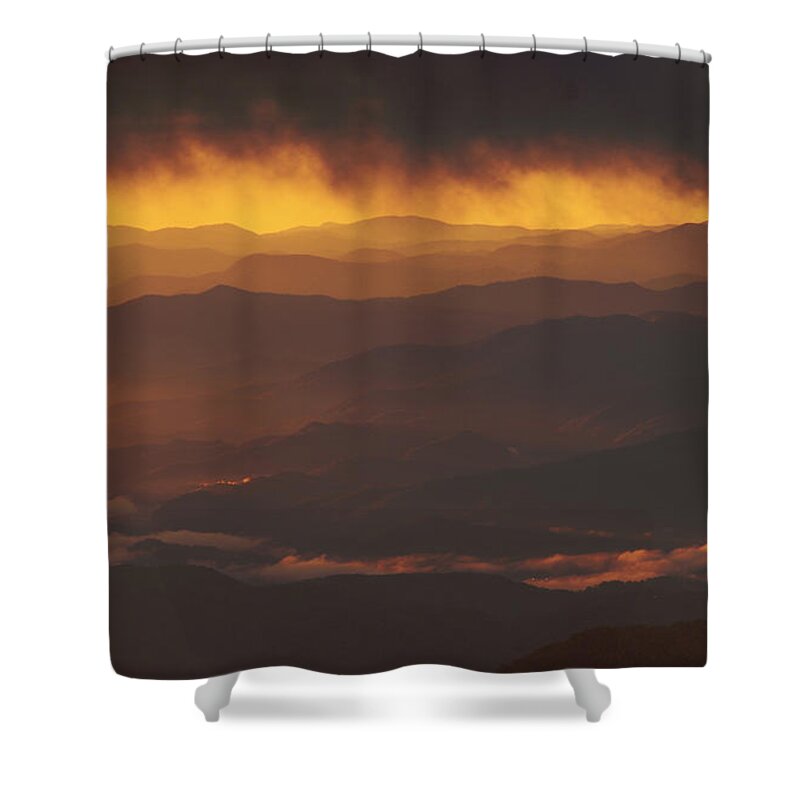 Smoky Mountains Shower Curtain featuring the photograph Mountain Morning by Harold Stinnette