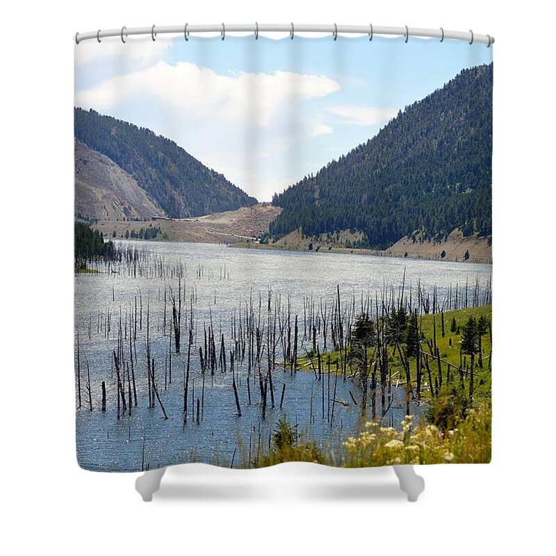  Shower Curtain featuring the photograph Mountain River by Michelle Hoffmann