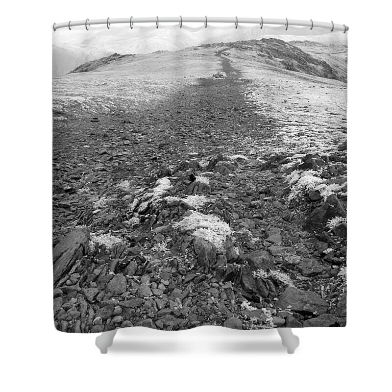 Road Shower Curtain featuring the photograph Mountain road by Lukasz Ryszka