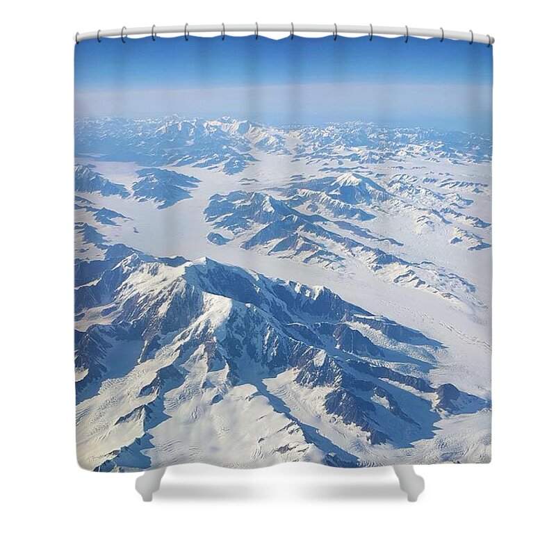 Landscape Shower Curtain featuring the photograph Mountain Top by Britten Adams