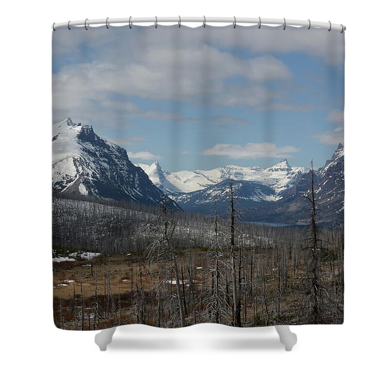 Mountains Shower Curtain featuring the photograph Mountains Majesty by Whispering Peaks Photography