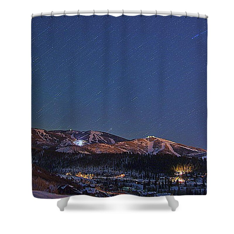 Night Shower Curtain featuring the photograph Movement All Around by Matt Helm
