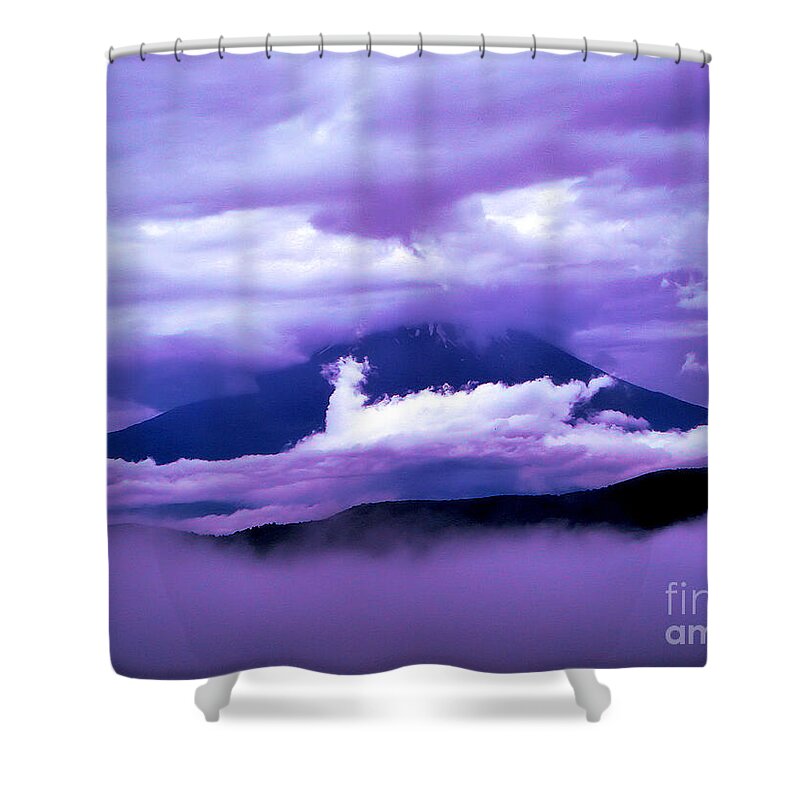 Mt Fuji Shower Curtain featuring the photograph Mt Fuji by Yvonne Johnstone
