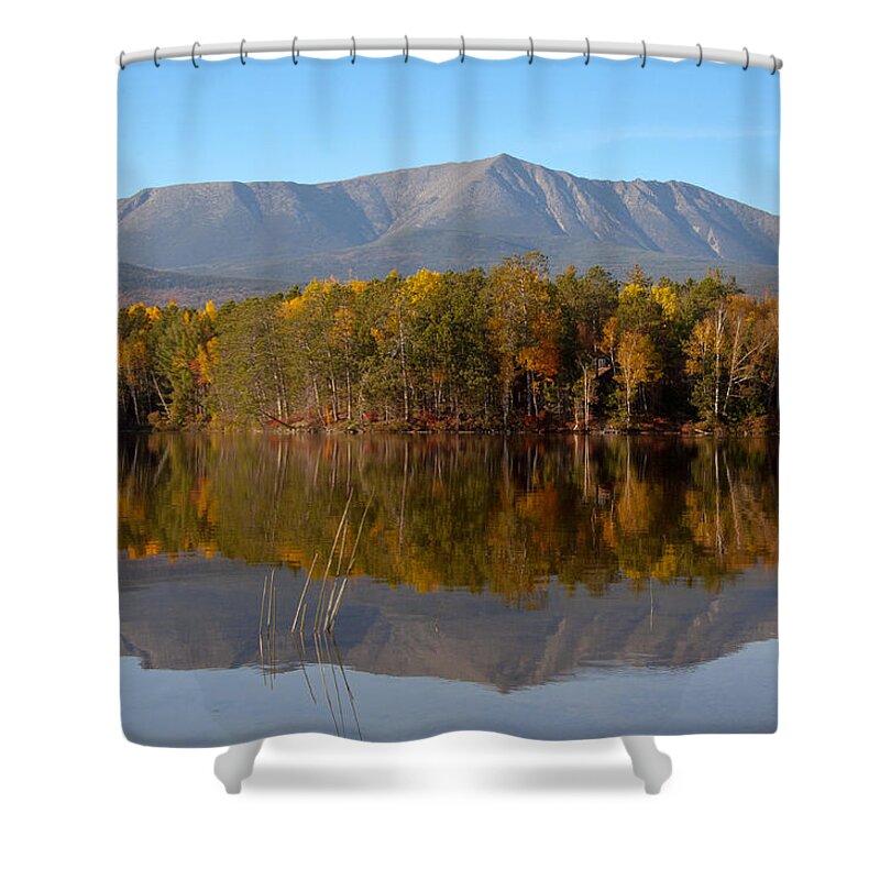 Fall Shower Curtain featuring the photograph Mt Katahdin Baxter State Park Fall 1 by Glenn Gordon