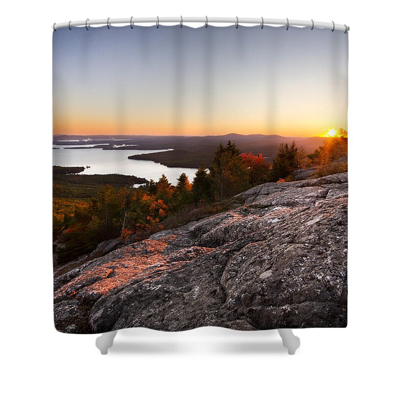 Mt. Major Shower Curtain featuring the photograph Mt. Major Summit by Robert Clifford