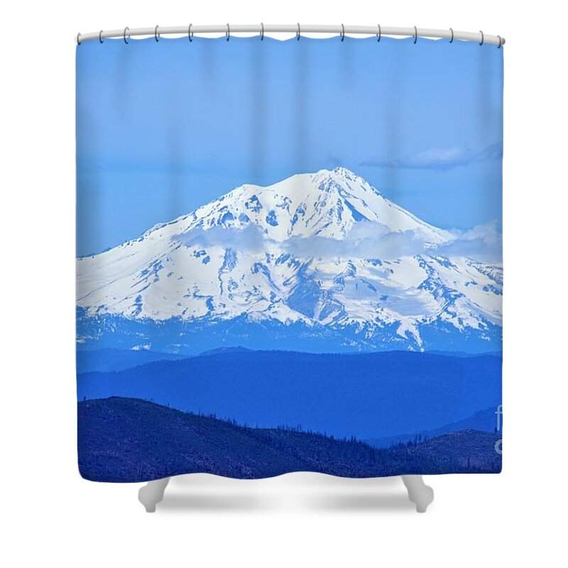 Mountains Shower Curtain featuring the photograph Mt. Shasta, California by Merle Grenz
