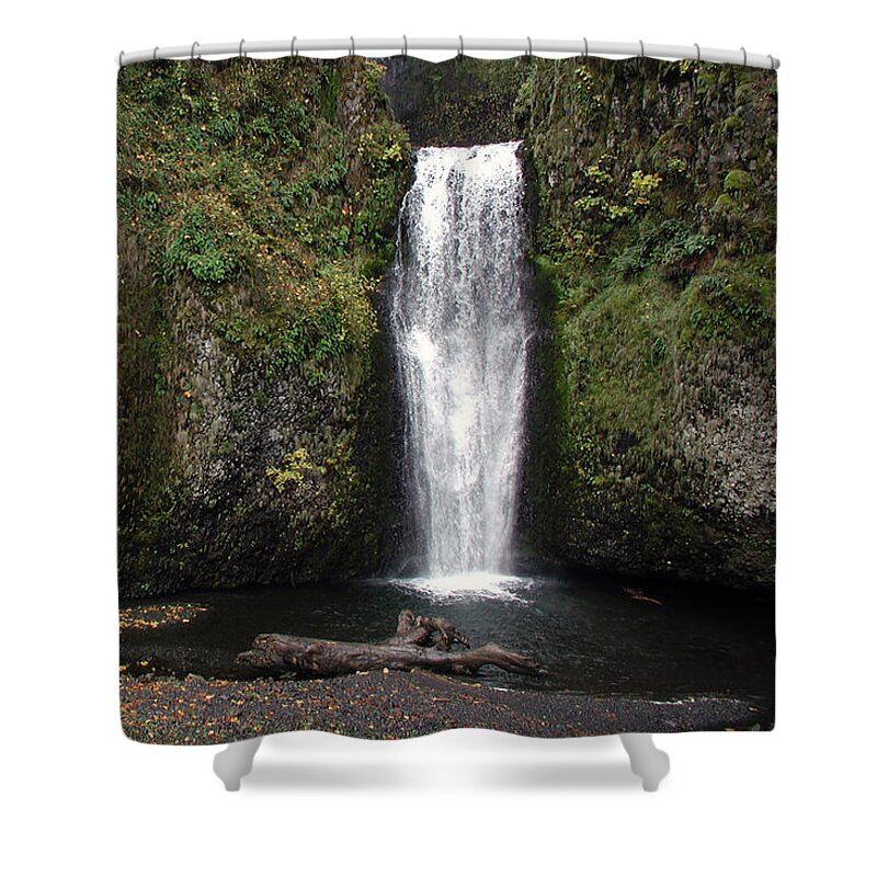 Multnomah Falls Shower Curtain featuring the photograph Multnomah Falls 2 by DArcy Evans